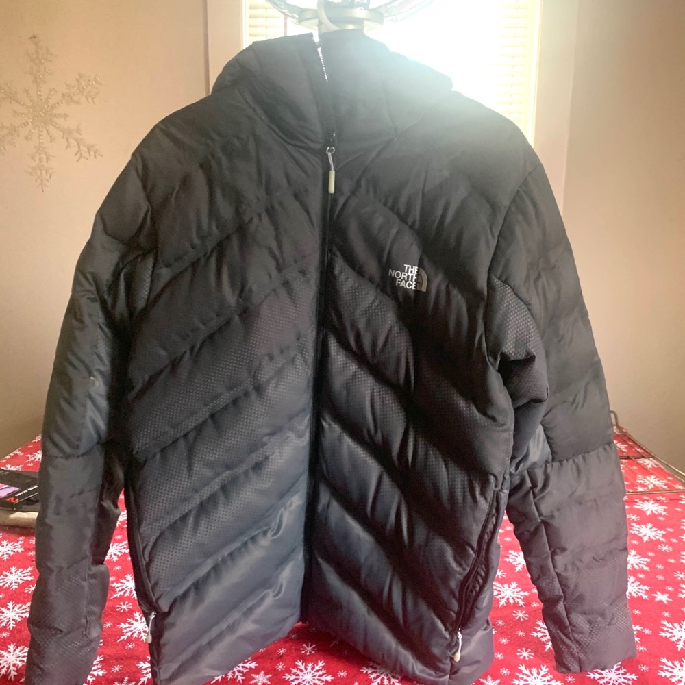North face hooded  winter coat